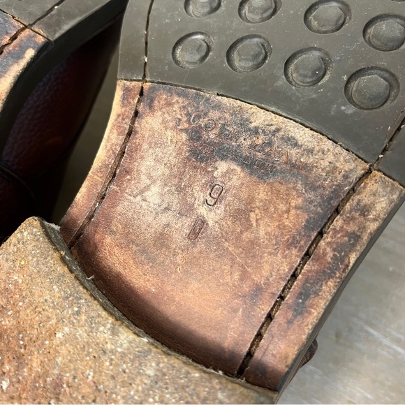 Cole Haan Brown Leather Oxfords - Picture 6 of 12